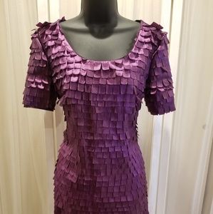 Deep purple dress